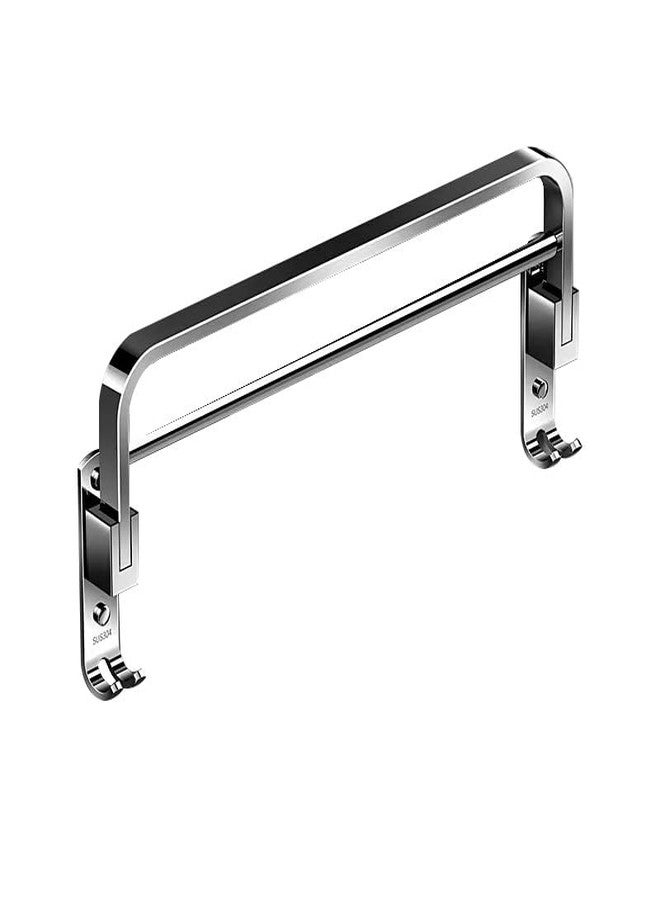 SUNDRY 24" INCHES Star Towel Rod. Glossy Finish with LN Fitting for Premium Look. High Value Product Towel Rod for Bathroom Fittings, Silver - Image 4